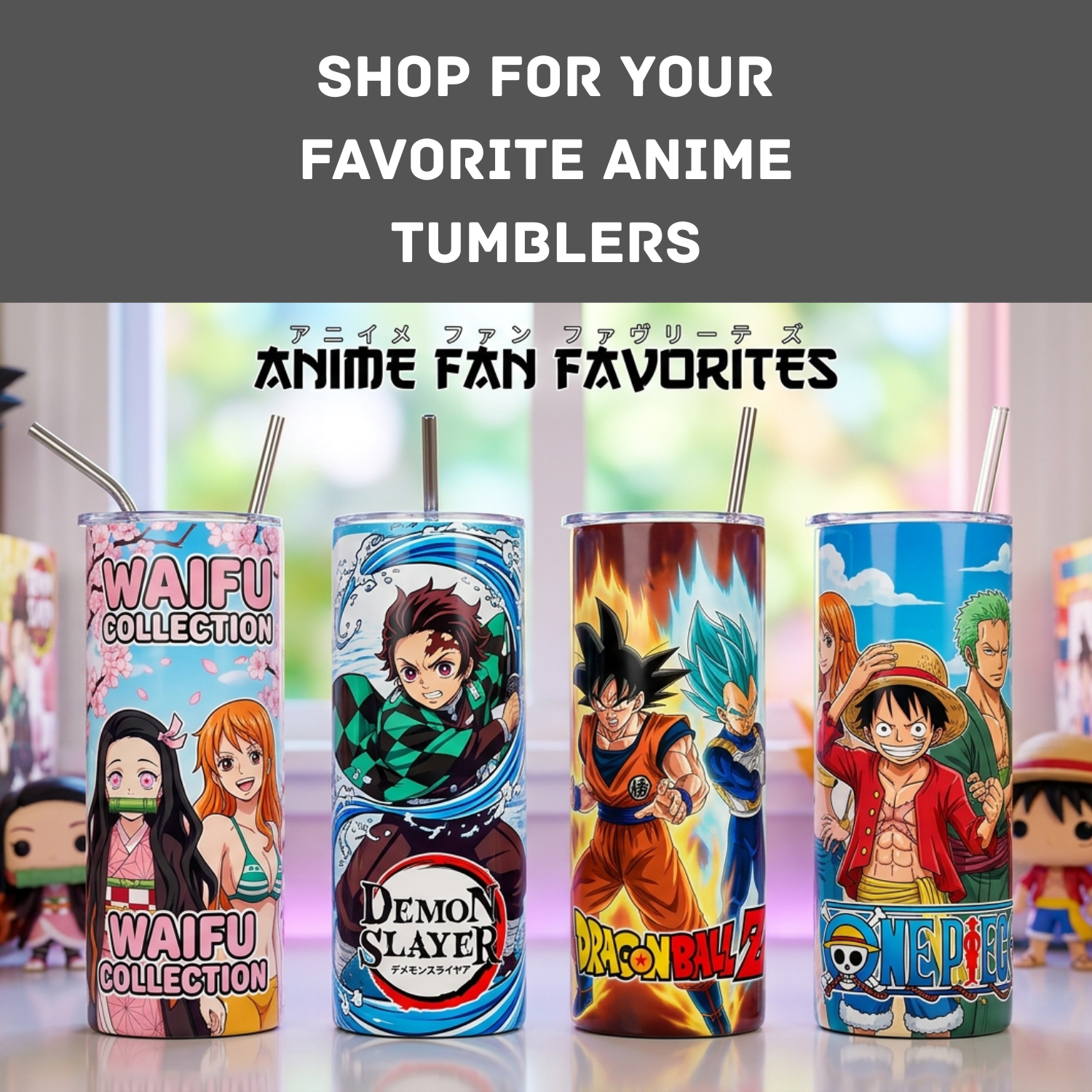 Image of custom Anime 20oz Tumblers