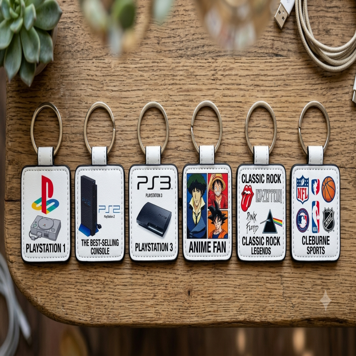 Unique inspired keychains