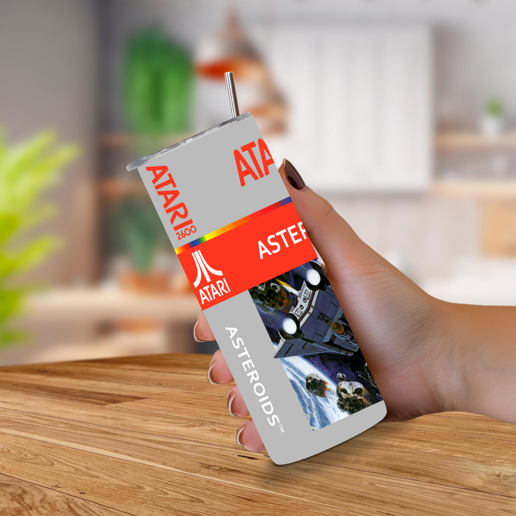 Asteroids Atari 2600 Custom Gaming Tumbler