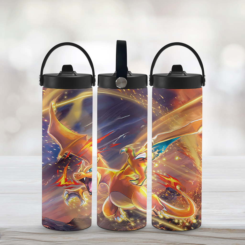 Charizard 20 oz Tumbler or Sports Water Bottle