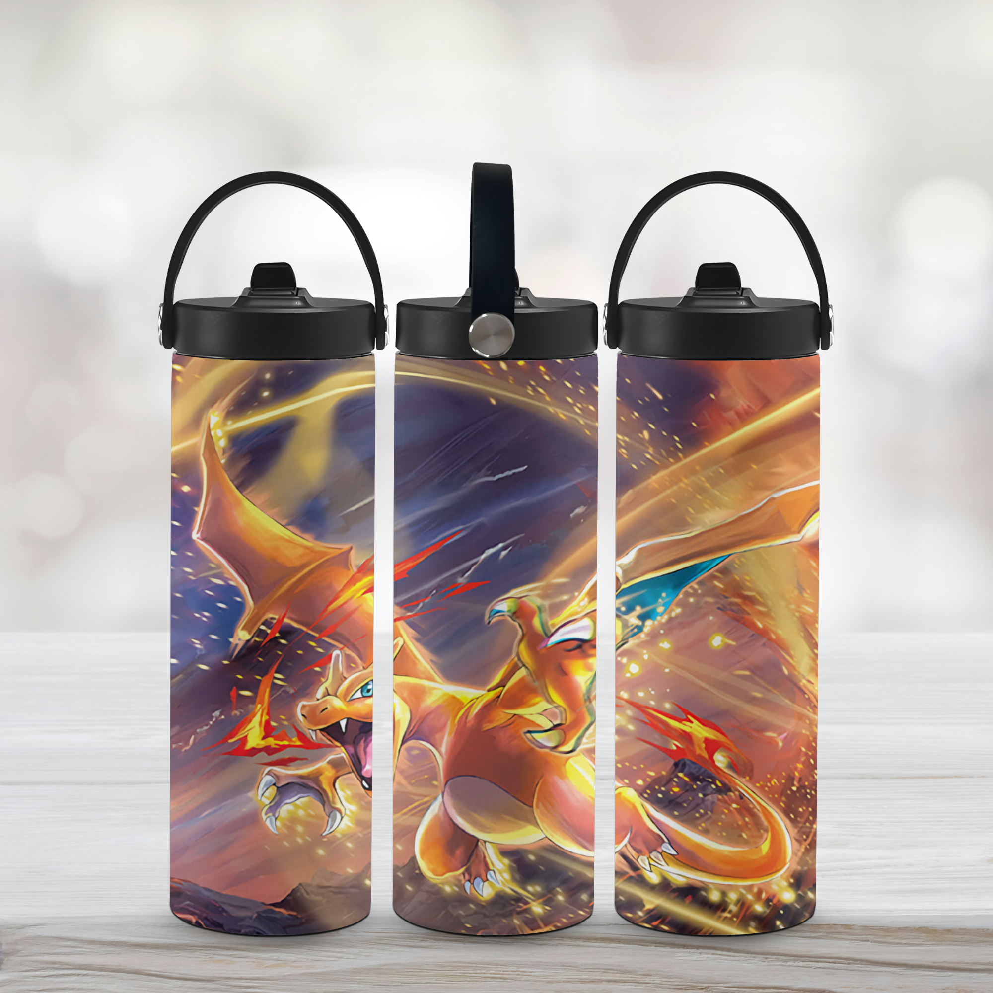 Charizard 20 oz Tumbler or Sports Water Bottle