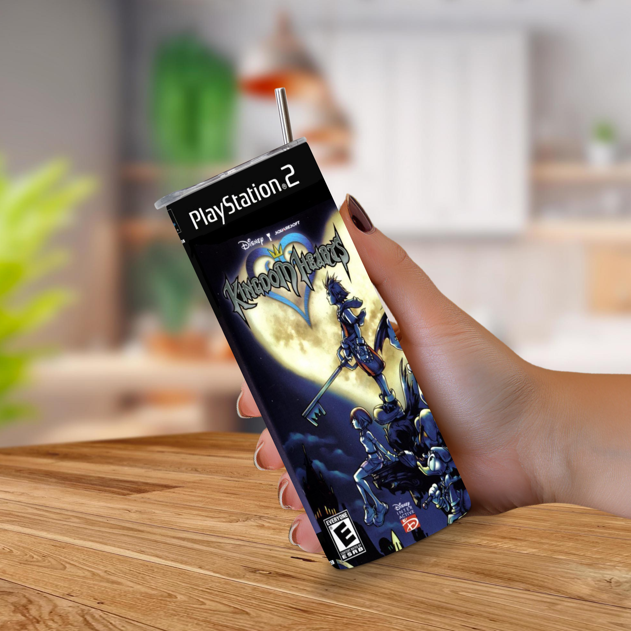 Kingdom Hearts PS2 20oz Custom Gaming Tumbler