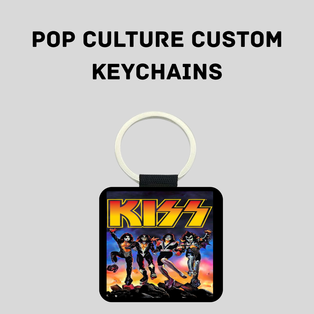 KISS: Rock and Roll Custom Keychain