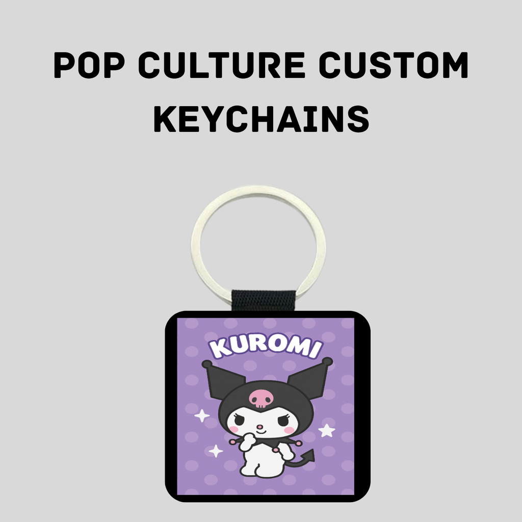 Kuromi Custom Anime Cartoon Keychain