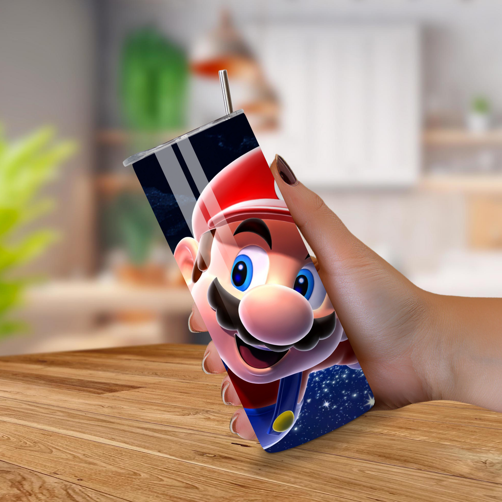 Mario 20oz Tumbler or Sports Water Bottle