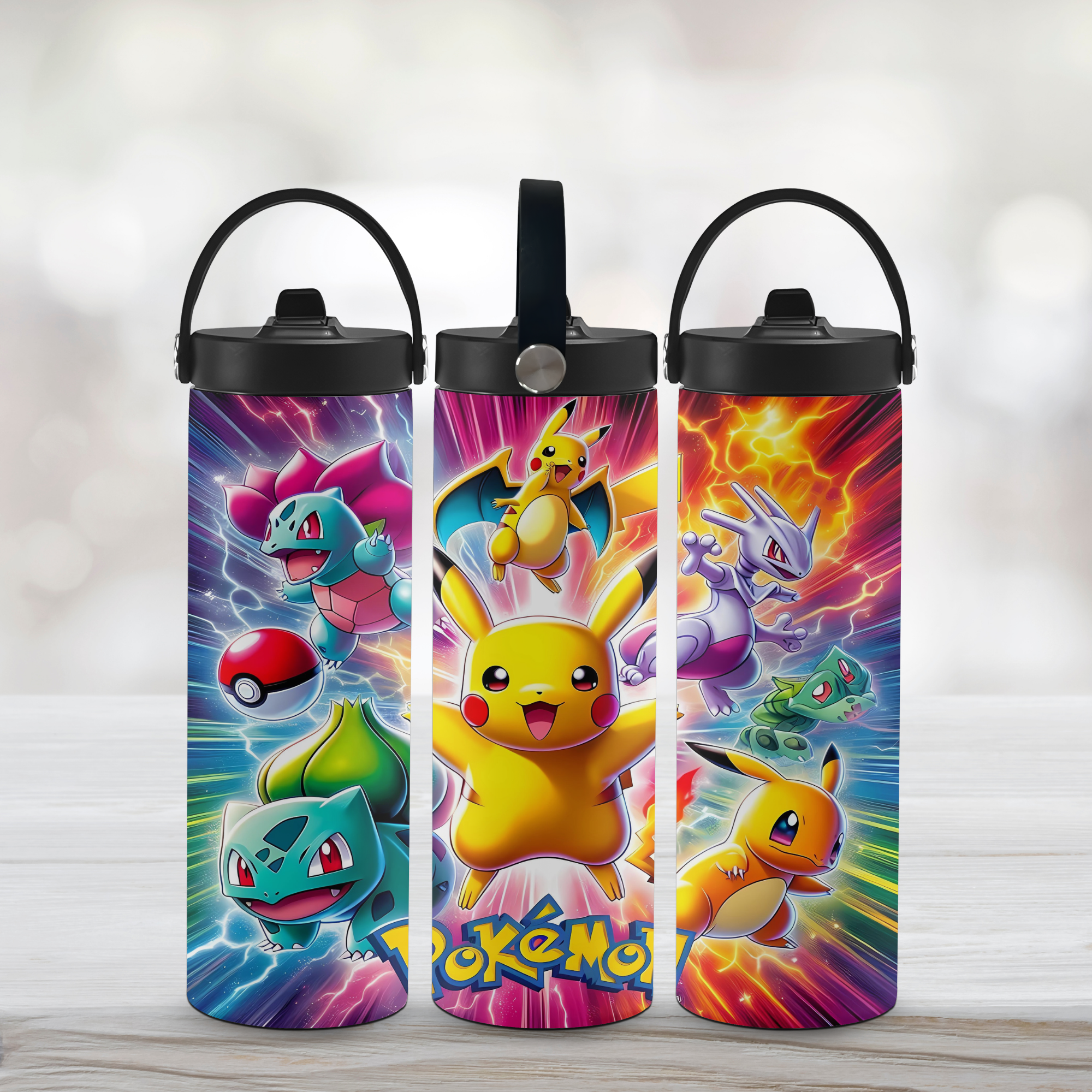 20 oz Pokémon Tumbler or Sports Water Bottle