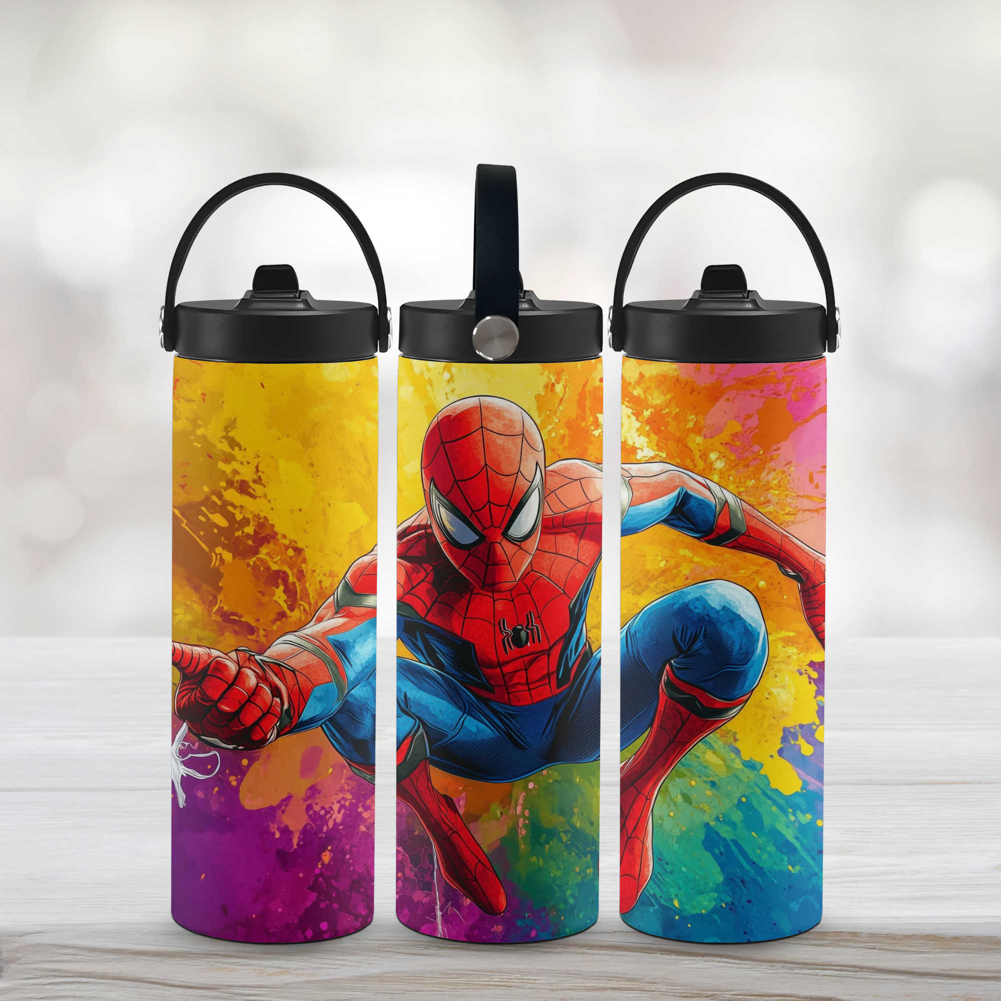 Spiderman 20oz Tumbler or Sports Water Bottle