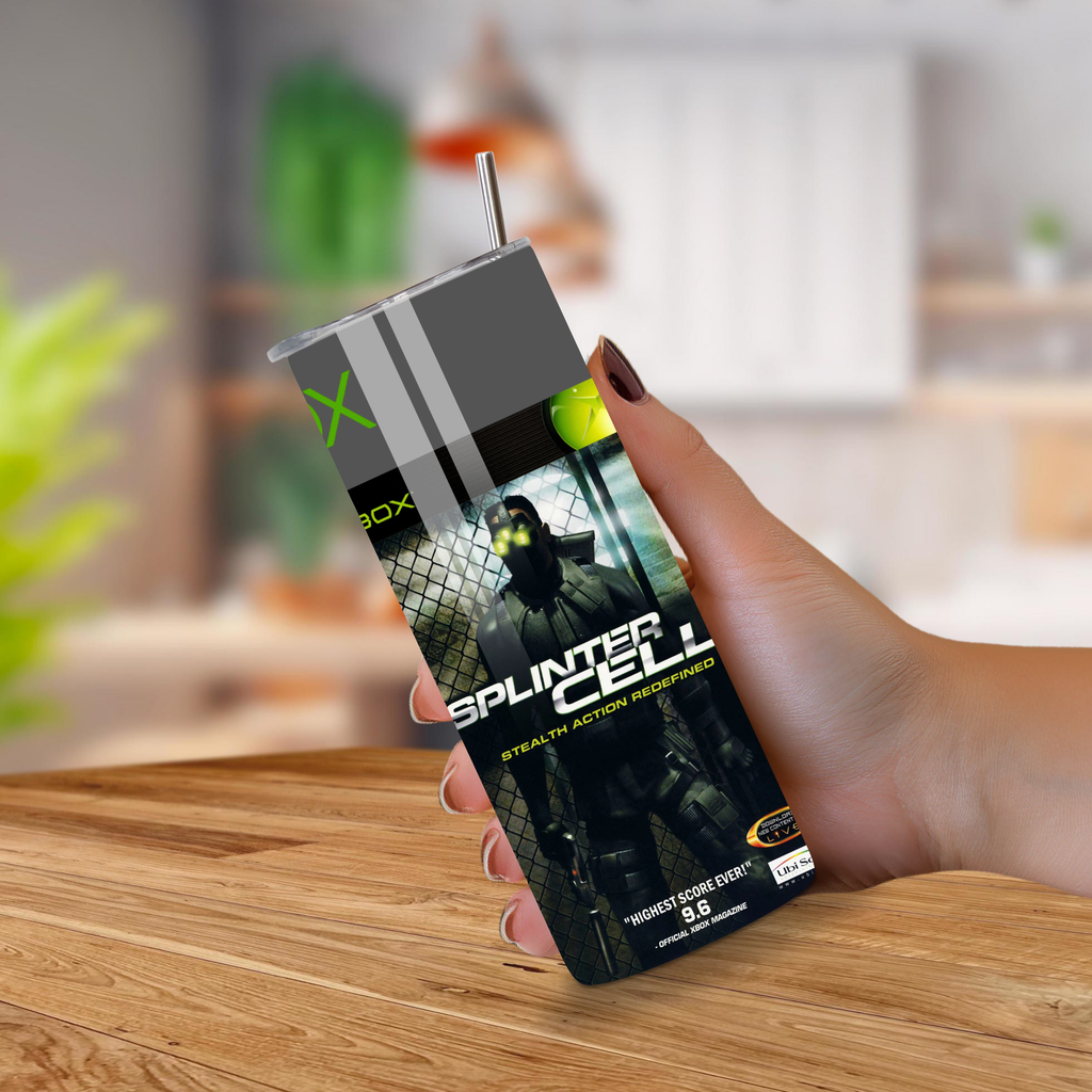 Splinter Cell Xbox 20oz Tumbler-Sports Water Bottle